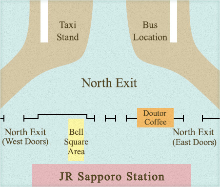 JR Sapporo Station ↔ Sekisuitei