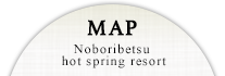 MAP Noboribetsu spring resort
